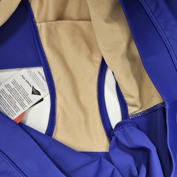 L.L. Bean UPF 50+ BeanSport Skirted Swimsuit Bottom 18 Reg Cobalt Blue Swim NWT - Picture 5 of 7